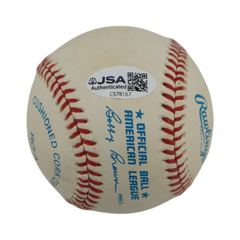 Nolan Ryan Rangers Mets Angels Astros Signed OAL Baseball JSA COA #CS78167