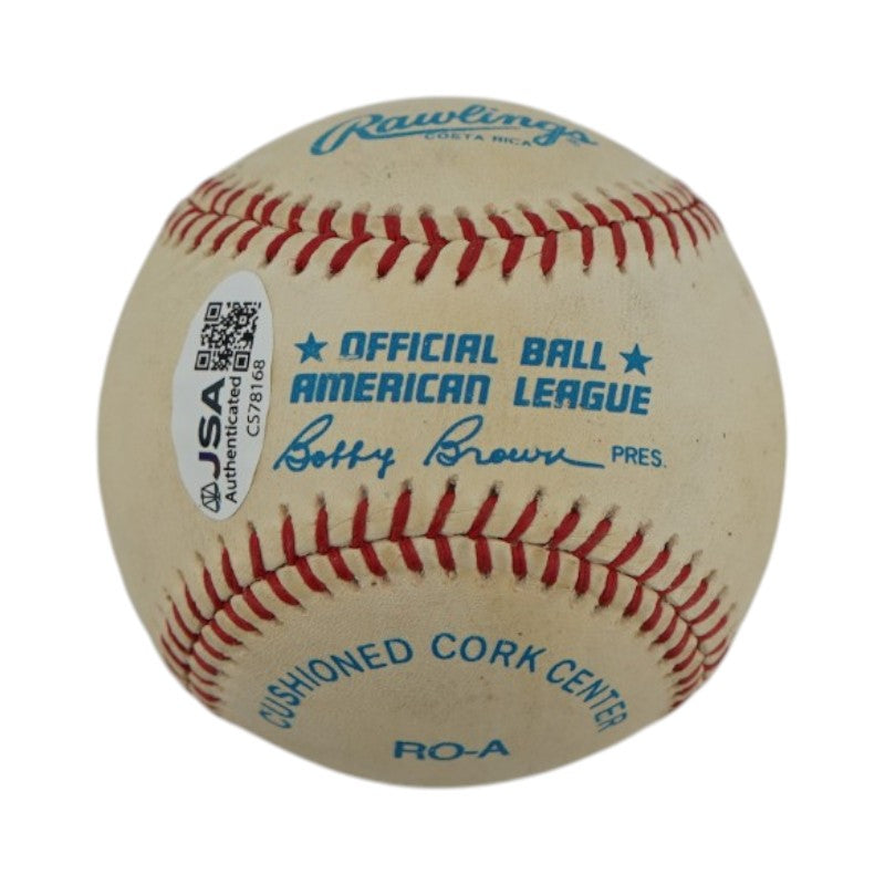 Nolan Ryan Rangers Mets Angels Astros Signed OAL Baseball JSA COA #CS78168