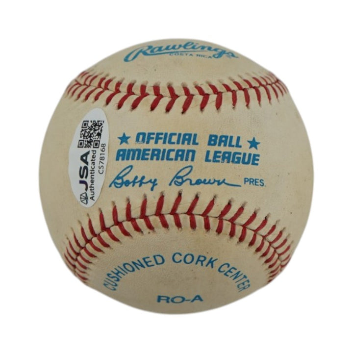 Nolan Ryan Rangers Mets Angels Astros Signed OAL Baseball JSA COA #CS78168