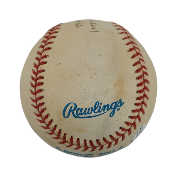 Don Larsen New York Yankees Autographed Inscribed OAL Baseball JSA COA