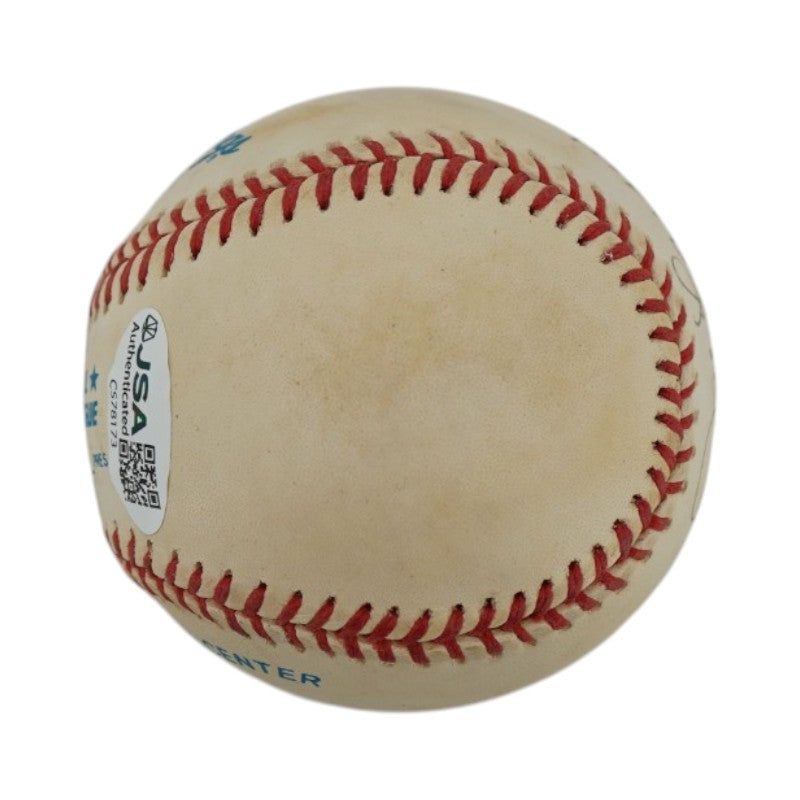 Don Larsen New York Yankees Autographed Inscribed OAL Baseball JSA COA