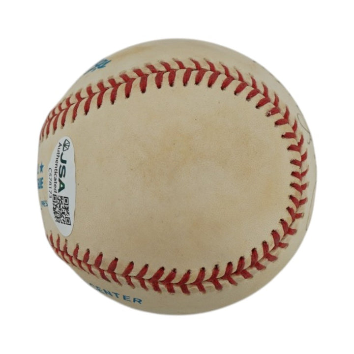 Don Larsen New York Yankees Autographed Inscribed OAL Baseball JSA COA