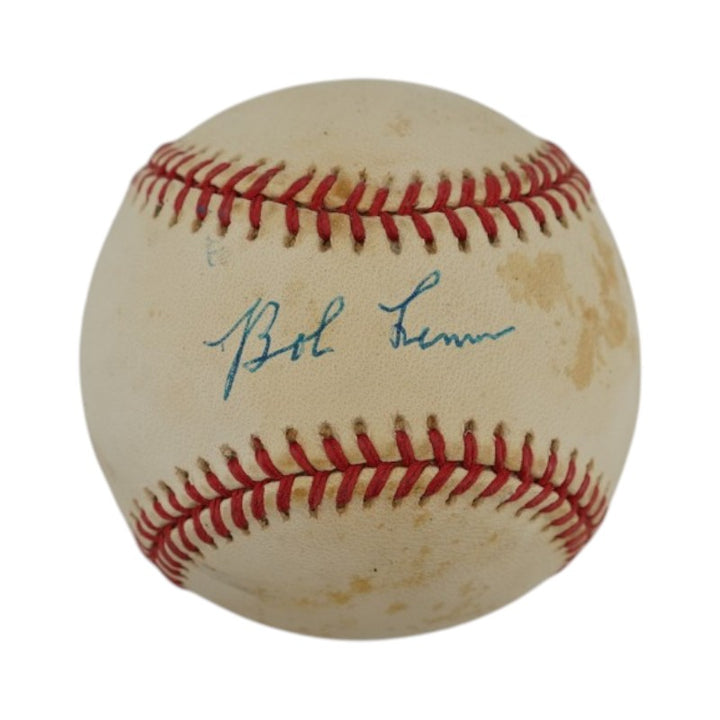 Bob Lemon Cleveland Indians Autographed OAL Baseball JSA COA