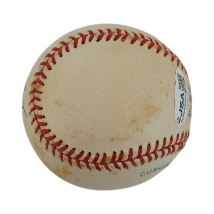 Bob Lemon Cleveland Indians Autographed OAL Baseball JSA COA