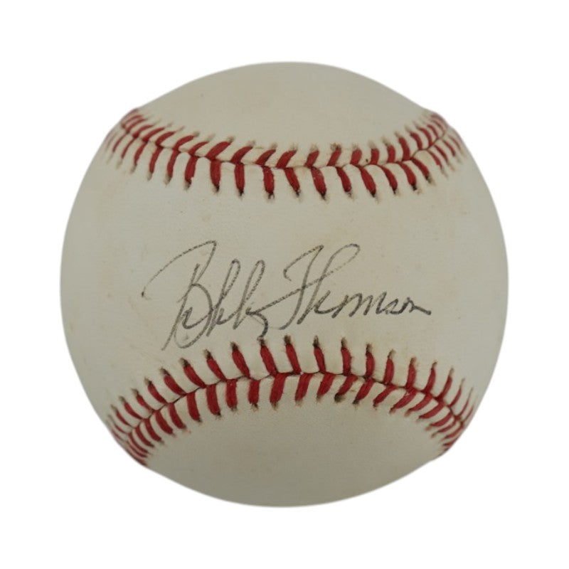 Bobby Thomson New York Giants Autographed OAL Baseball JSA COA