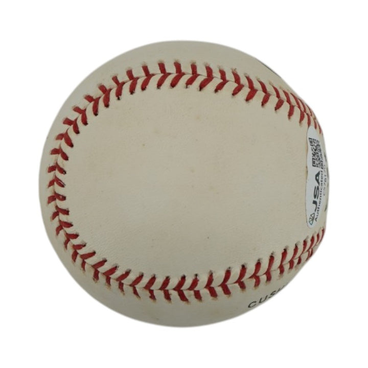 Bobby Thomson New York Giants Autographed OAL Baseball JSA COA