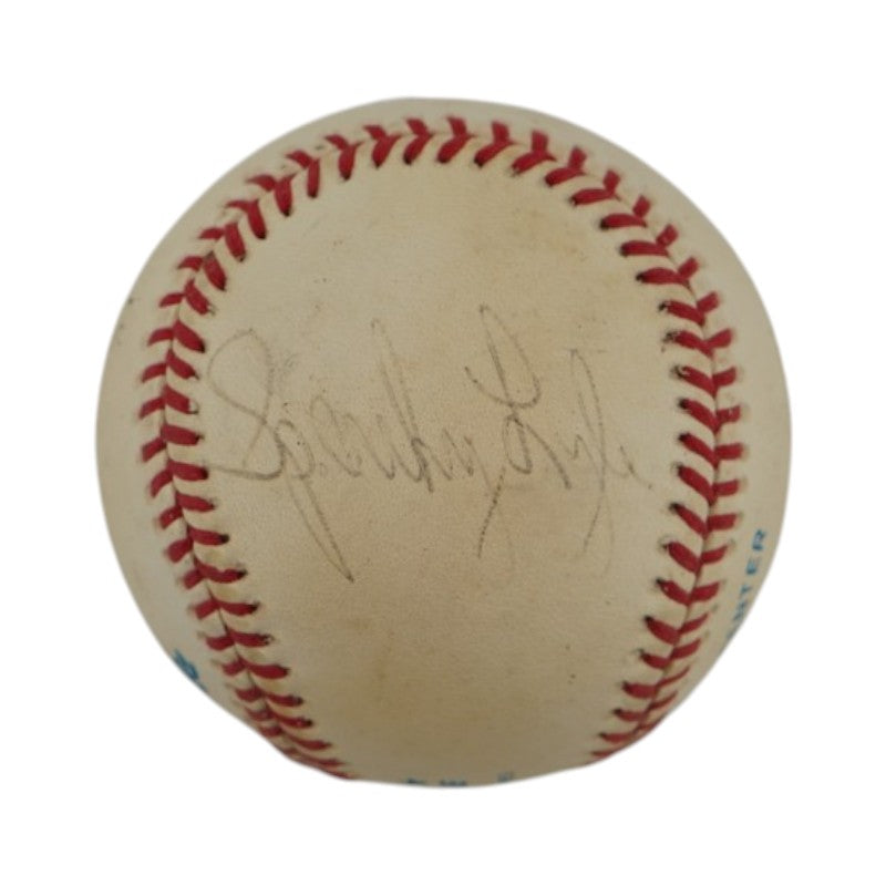 Sparky Lyle New York Yankees Autographed OAL Baseball JSA COA