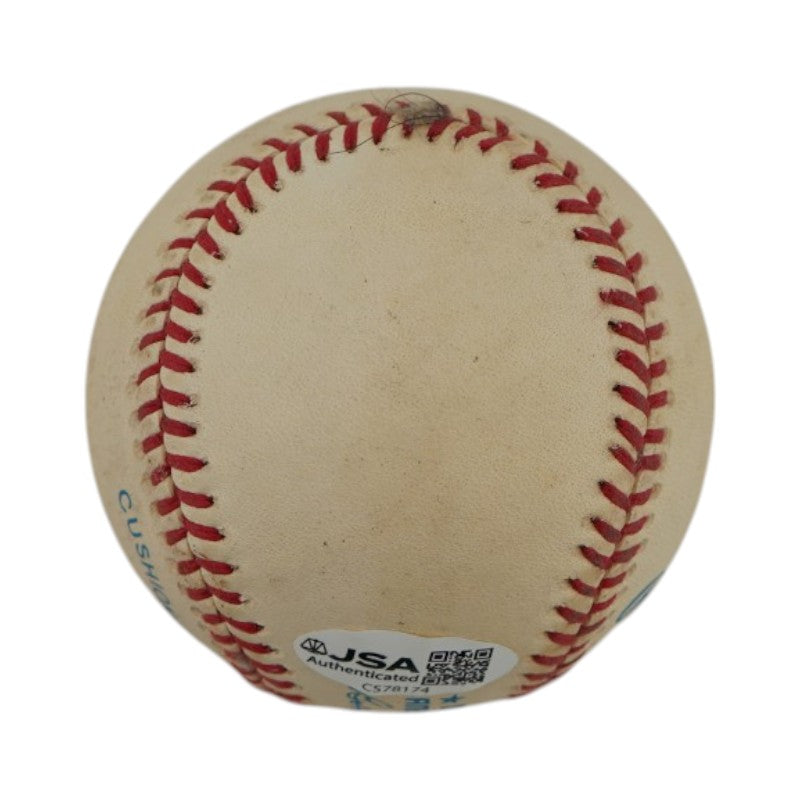 Sparky Lyle New York Yankees Autographed OAL Baseball JSA COA