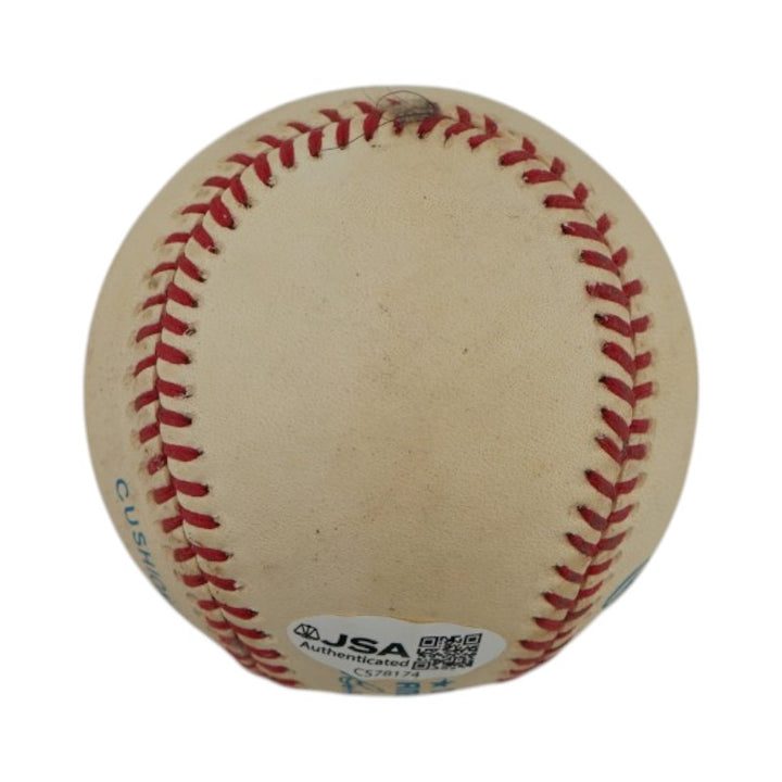 Sparky Lyle New York Yankees Autographed OAL Baseball JSA COA