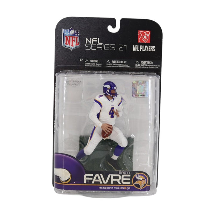 Brett Favre #4 Minnesota Vikings 2009 McFarlane Toys NFL Series 21 Action Figure