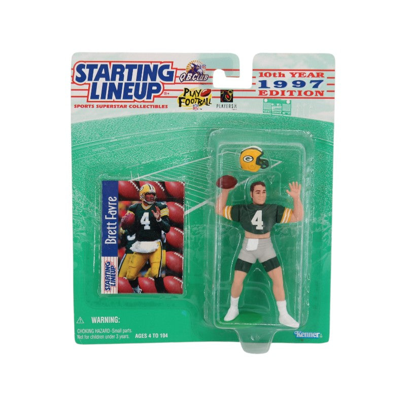 Brett Favre #4 Green Bay Packers 1997 Edition Kenner Starting Lineup Figure