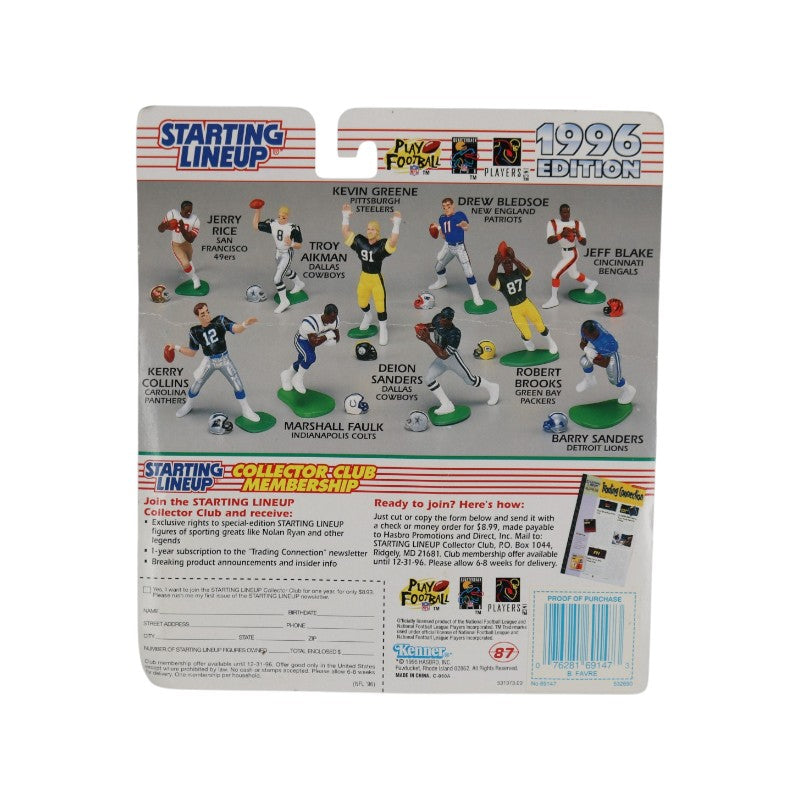 Brett Favre #4 Green Bay Packers 1996 Edition Kenner Starting Lineup Figure
