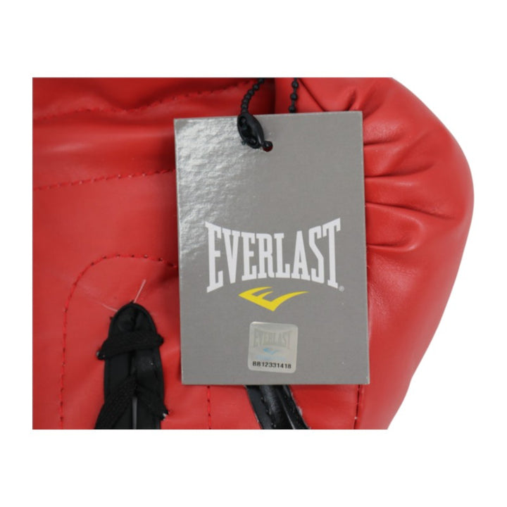 Evander Holyfield Mike Tyson Dual Signed Inscribed Everlast Boxing Glove JSA COA