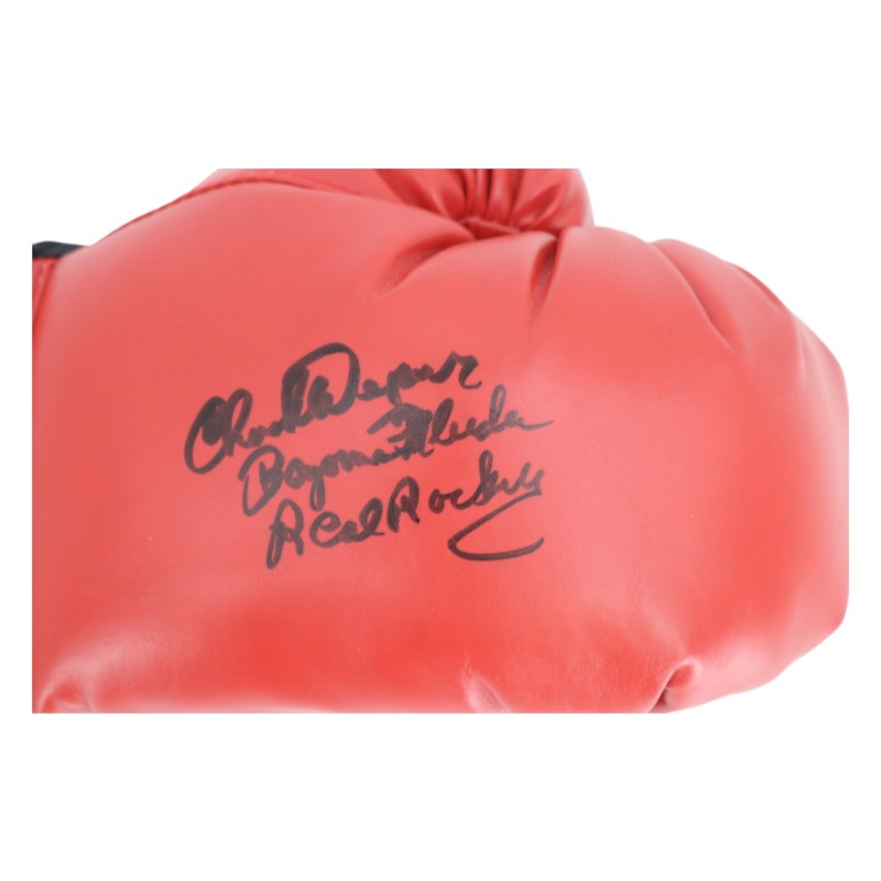 Chuck Wepner Autographed Inscribed Everlast Boxing Glove JSA COA
