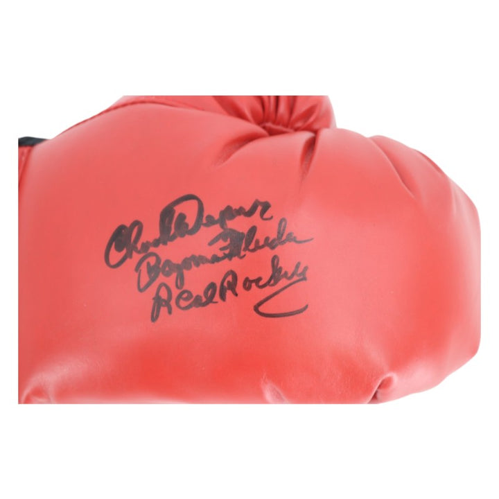 Chuck Wepner Autographed Inscribed Everlast Boxing Glove JSA COA