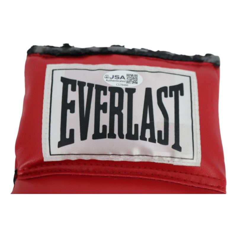 Joe Frazier Autographed Inscribed Everlast Boxing Glove JSA COA