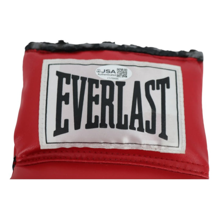 Joe Frazier Autographed Inscribed Everlast Boxing Glove JSA COA