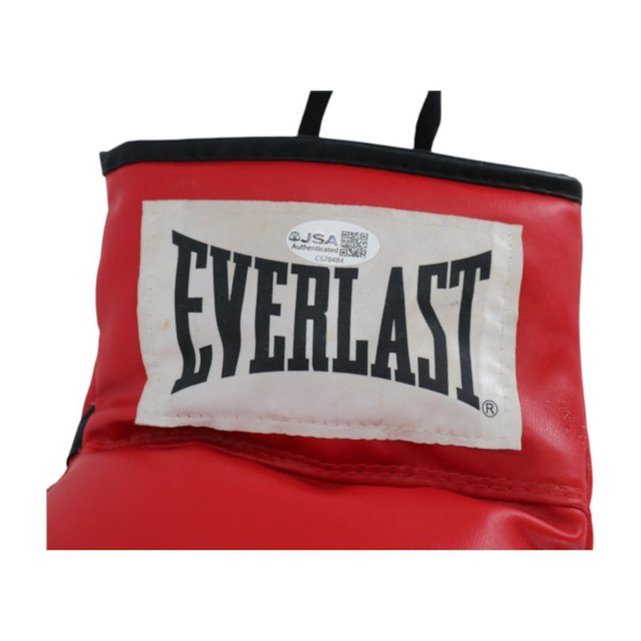 Jake LaMotta Autographed Inscribed Boxing Glove JSA COA