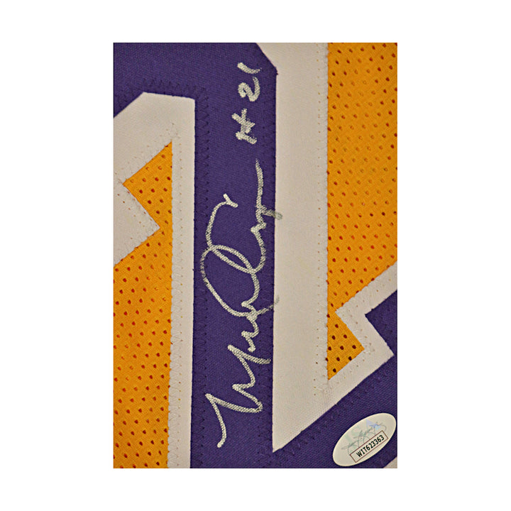 Michael Cooper Los Angeles Lakers Autographed Jersey JSA Holo Only