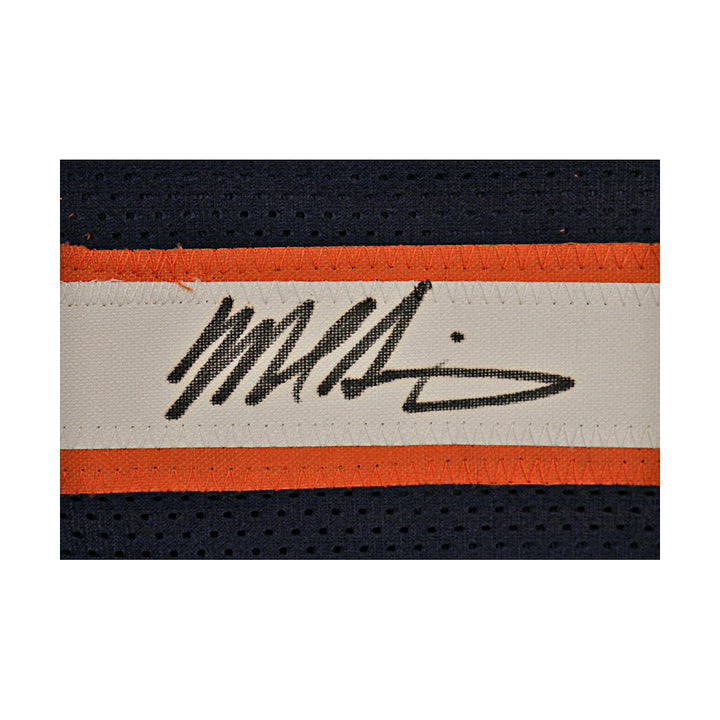 Mike Singletary Chicago Bears Autographed Custom Stat Jersey Beckett Holo Only