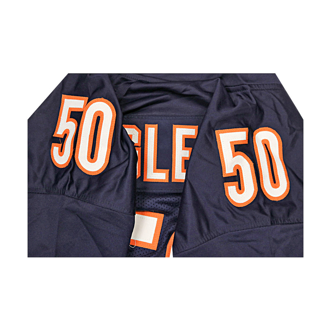 Mike Singletary Chicago Bears Autographed Custom Stat Jersey Beckett Holo Only
