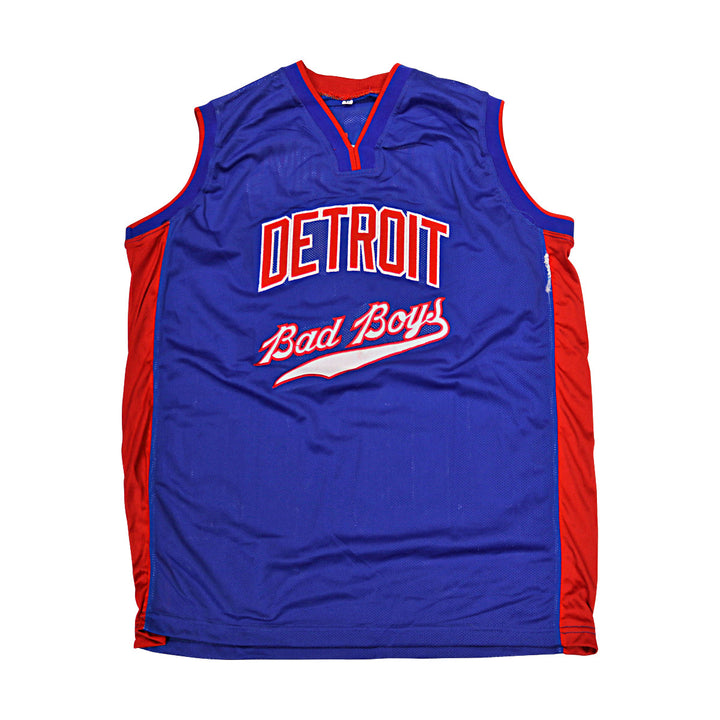 Joe Dumars Dennis Rodman Pistons Autographed Custom Bad Boys Jersey JSA Holo