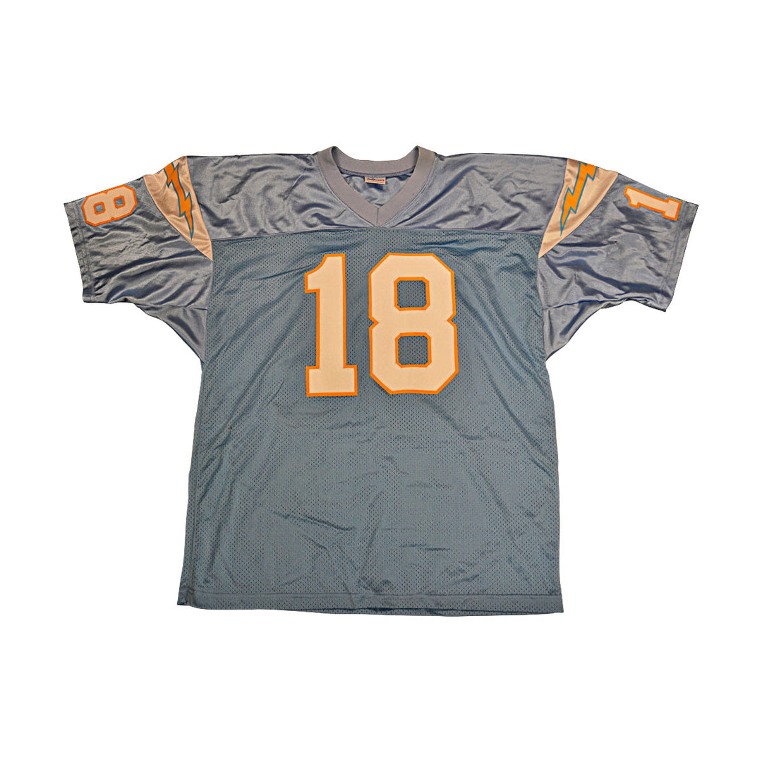 Charlie Joiner LA Chargers Autographed Inscribed Custom Jersey SA Holo Only