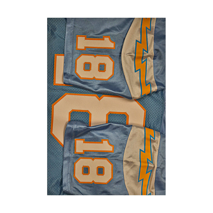Charlie Joiner LA Chargers Autographed Inscribed Custom Jersey SA Holo Only