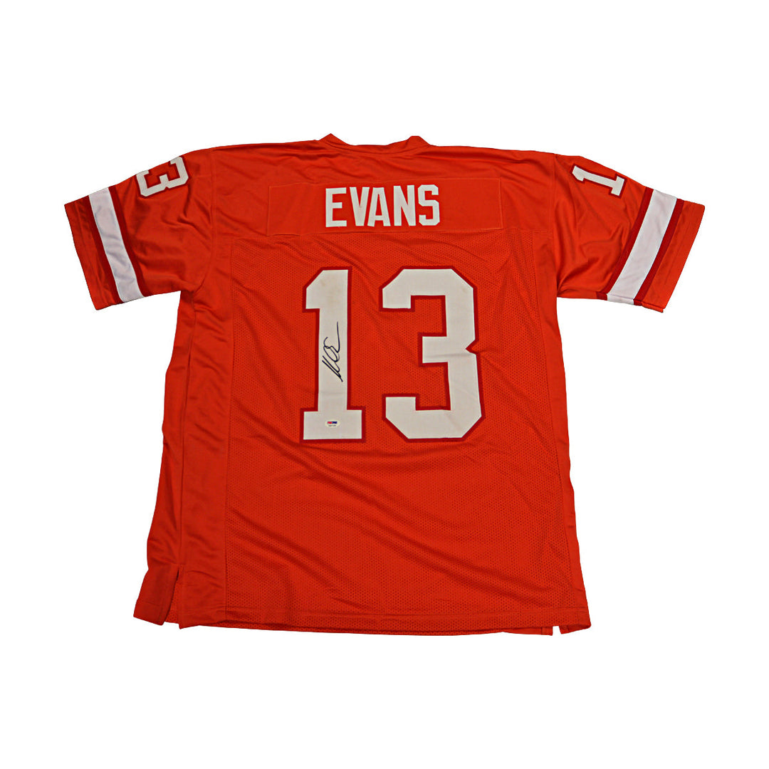 Mike Evans Tampa Bay Buccaneers Autographed Custom Orange Jersey JSA Holo Only