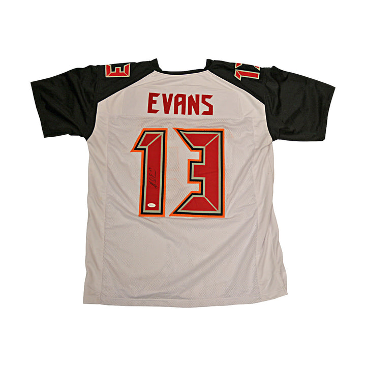 Mike Evans Tampa Bay Buccaneers Autographed Custom White Jersey  JSA Holo Only