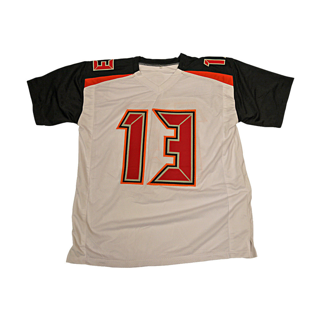 Mike Evans Tampa Bay Buccaneers Autographed Custom White Jersey  JSA Holo Only