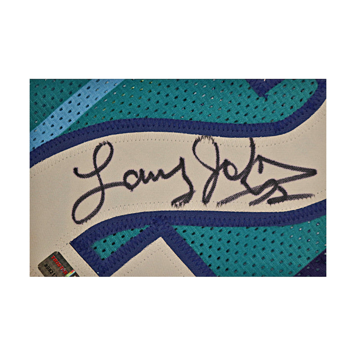 Larry Johnson Charlotte Hornets Autographed Custom Jersey Tristar Holo Only