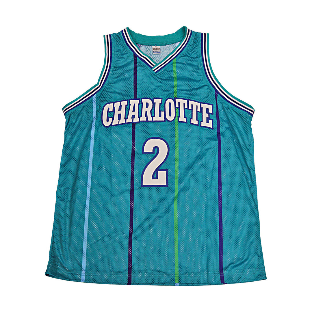 Larry Johnson Charlotte Hornets Autographed Custom Jersey Tristar Holo Only
