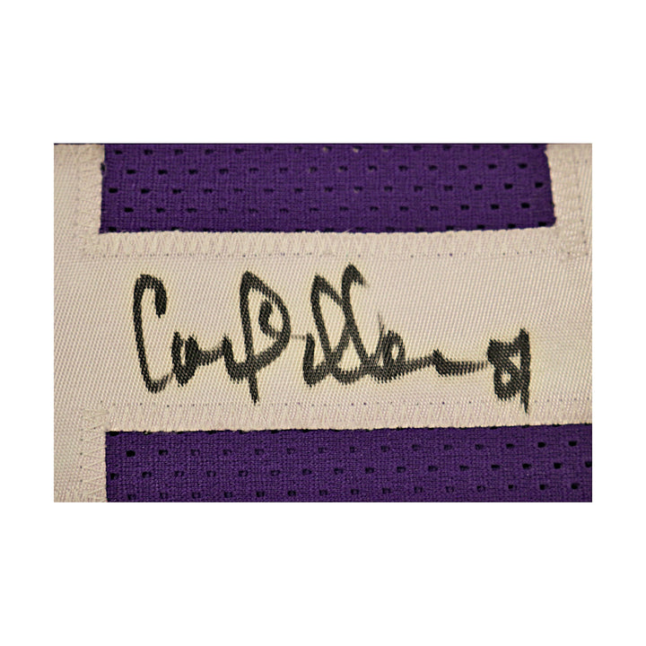 Page Marshall Larson Eller Vikings Autographed Purple Custom Jersey Beckett Holo