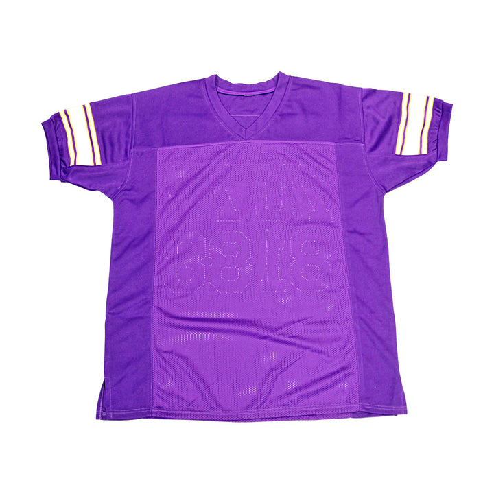 Page Marshall Larson Eller Vikings Autographed Purple Custom Jersey Beckett Holo