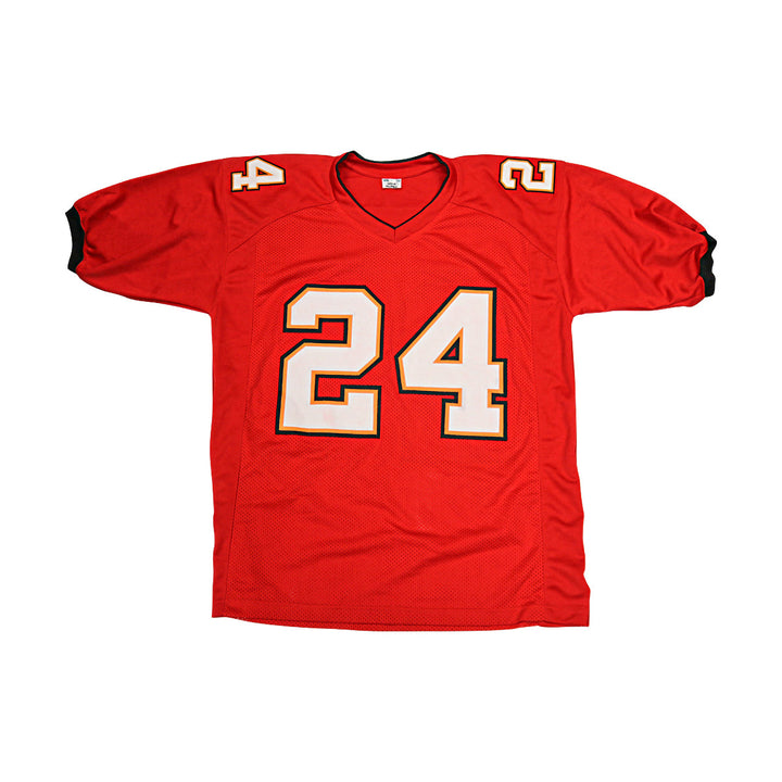 Carlton Davis III Buccaneers Autographed Inscribed Custom Jersey Beckett Holo