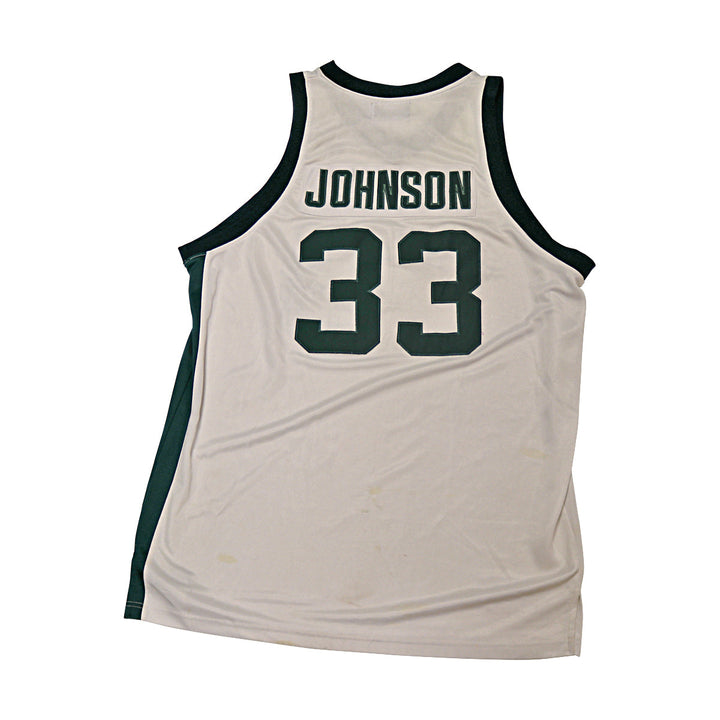 Magic Johnson Michigan State Spartans Headmaster Jersey Size XL