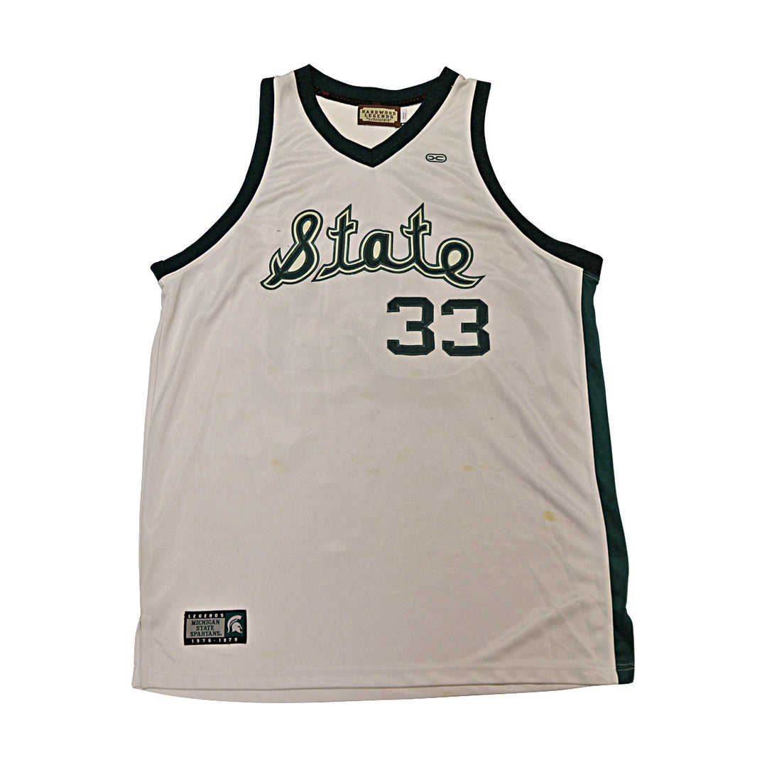 Magic Johnson Michigan State Spartans Headmaster Jersey Size XL