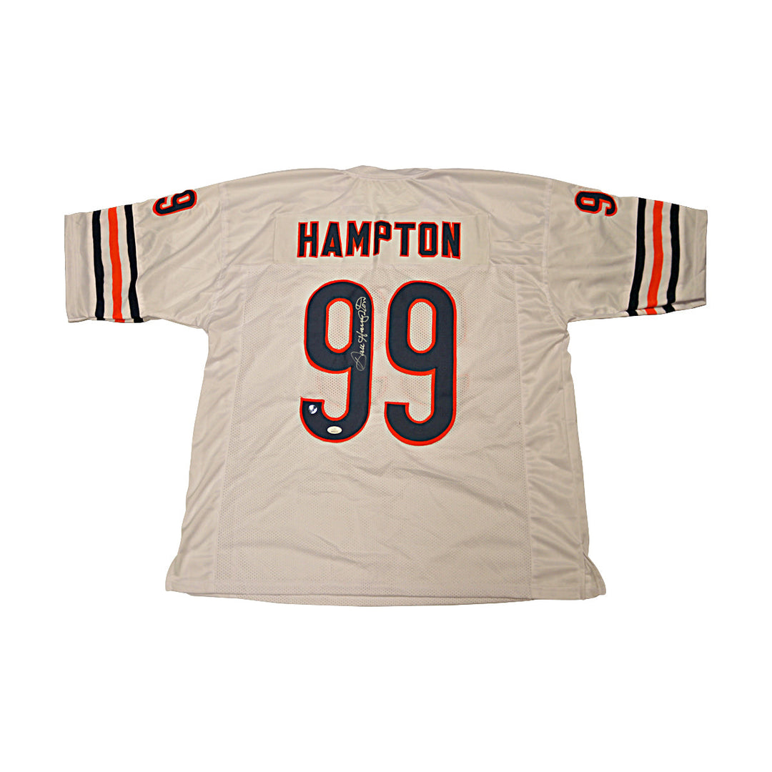 Dan Hampton Chicago Bears Autographed Custom Jersey JSA Holo Only