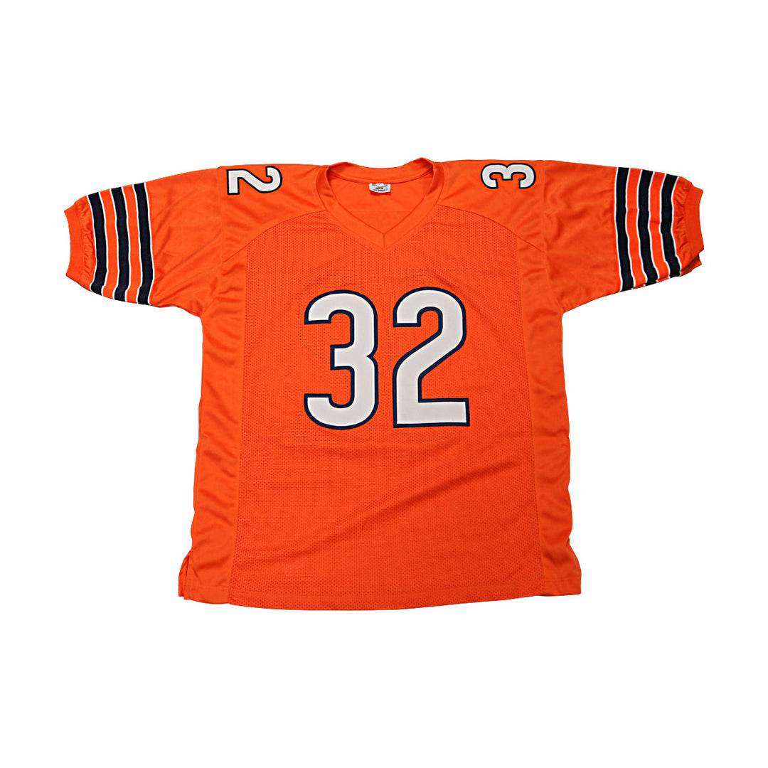 David Montgomery Chicago Bears Autographed Orange Custom Jersey JSA Holo Only