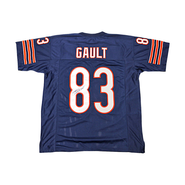 Willie Gault Chicago Bears Autographed Navy Custom Jersey JSA Holo Only
