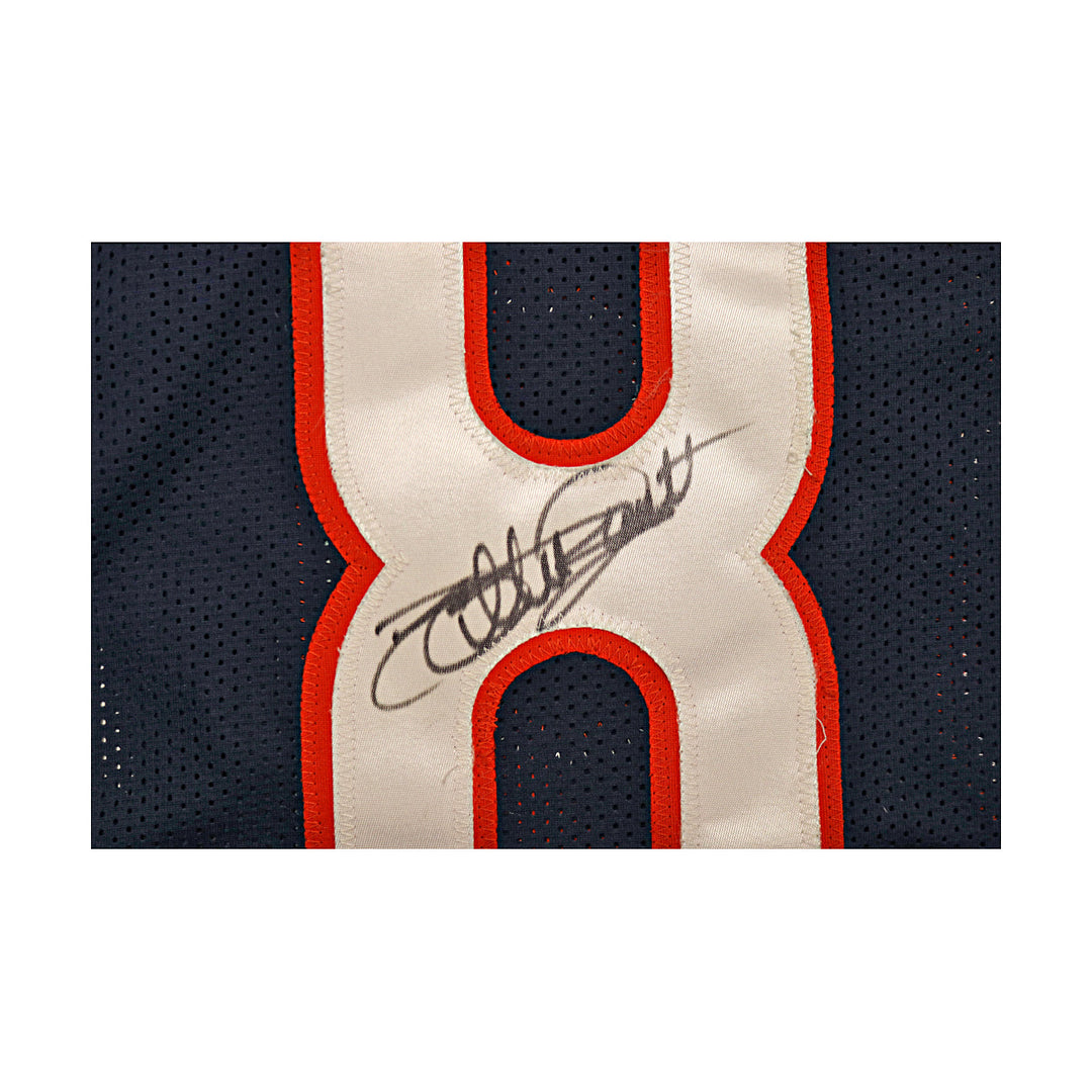 Willie Gault Chicago Bears Autographed Navy Custom Jersey JSA Holo Only