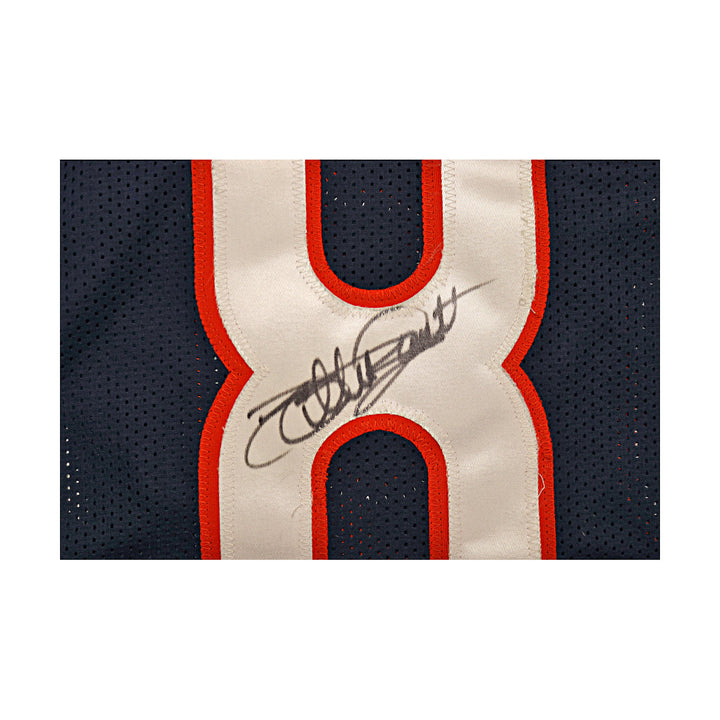 Willie Gault Chicago Bears Autographed Navy Custom Jersey JSA Holo Only