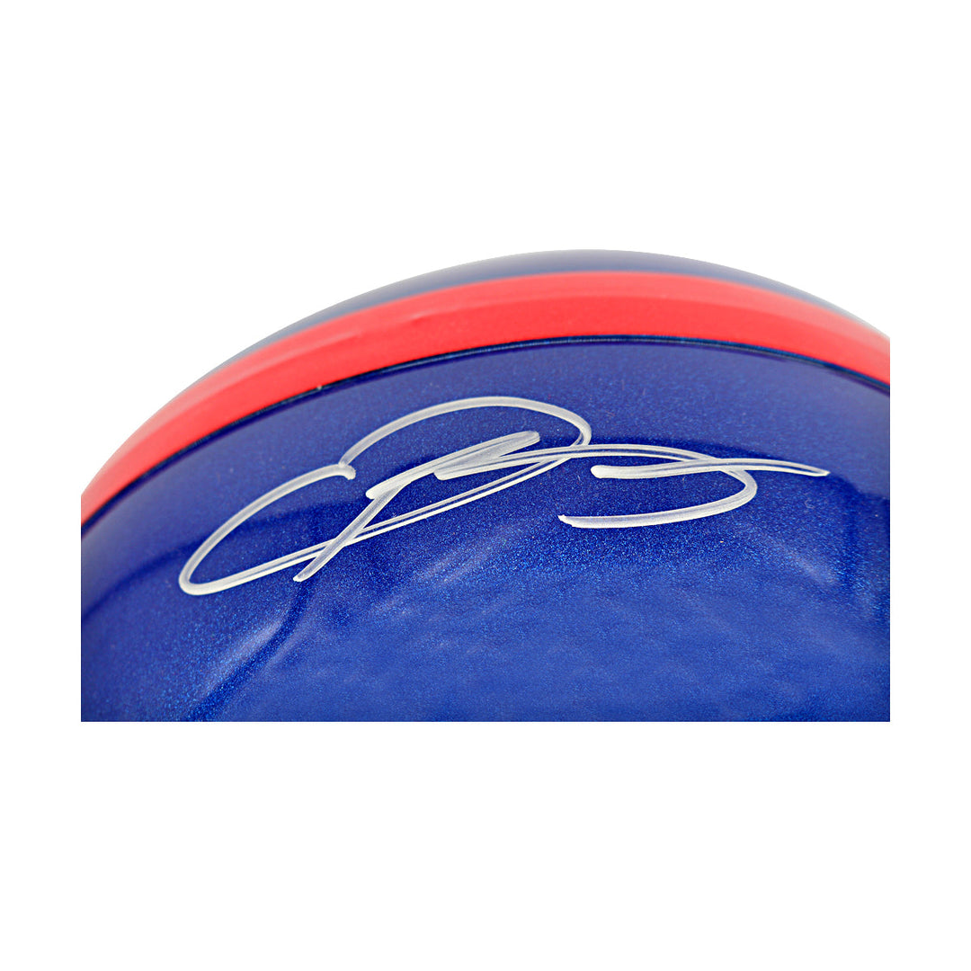 Odell Beckham Jr Giants Autographed VSR-4 Proline Replica Helmet JSA Holo Only