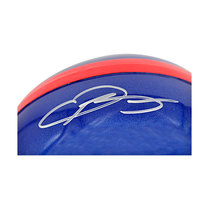Odell Beckham Jr Giants Autographed VSR-4 Proline Replica Helmet JSA Holo Only
