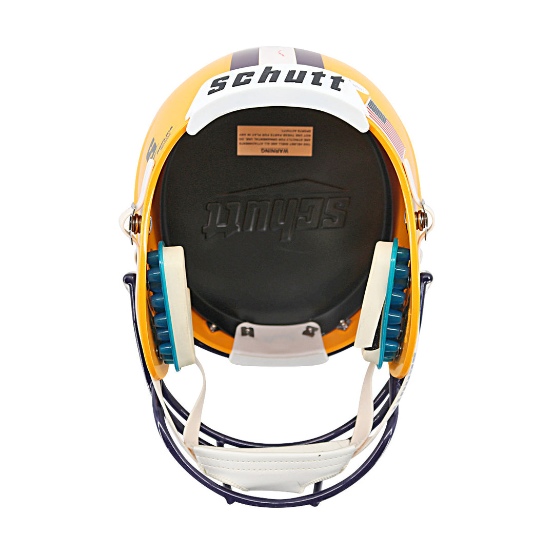 Derrius Guice LSU Tigers Autographed Schutt Replica Helmet JSA Holo Only