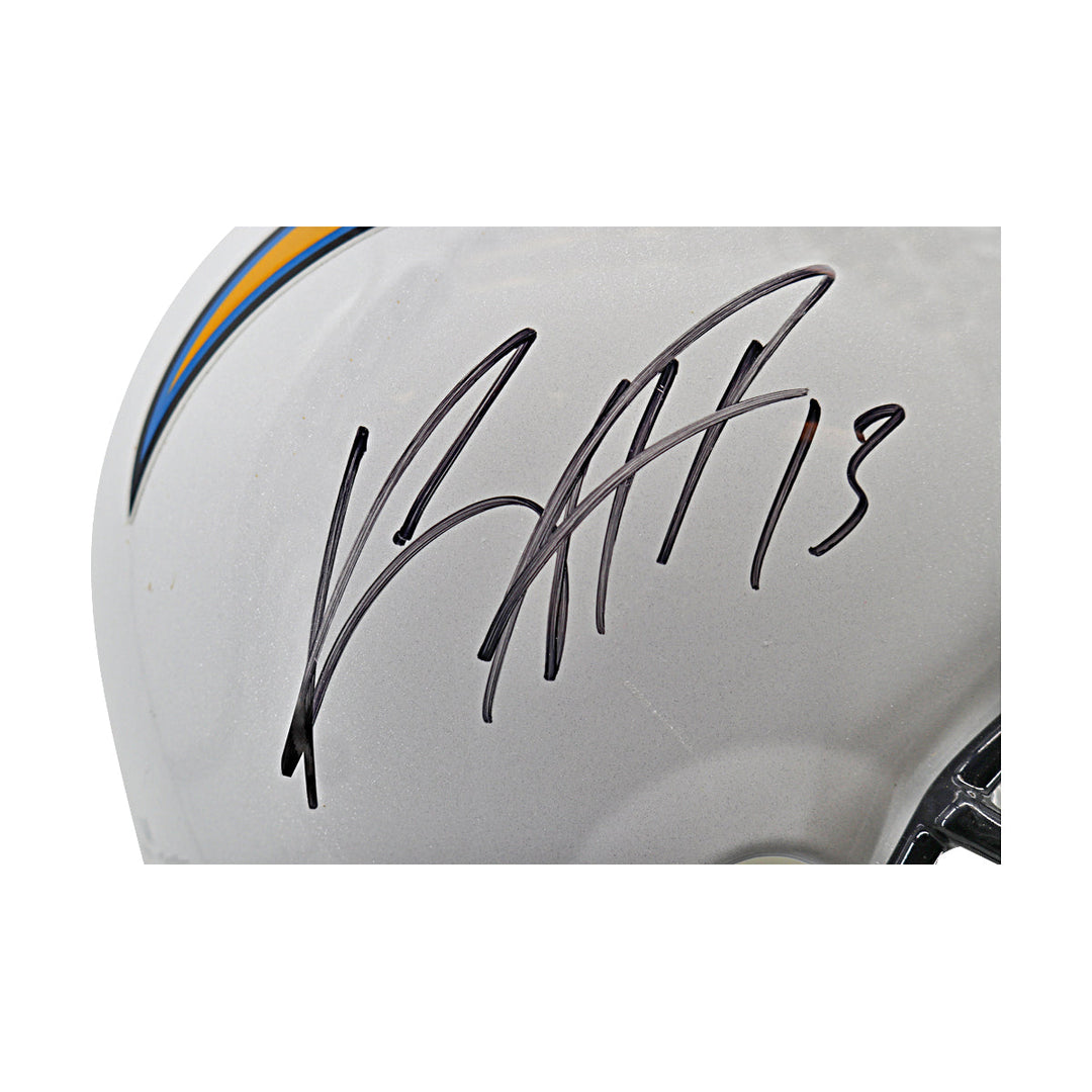 Keenan Allen Chargers Autographed VSR-4 Proline Replica Helmet JSA Holo Only