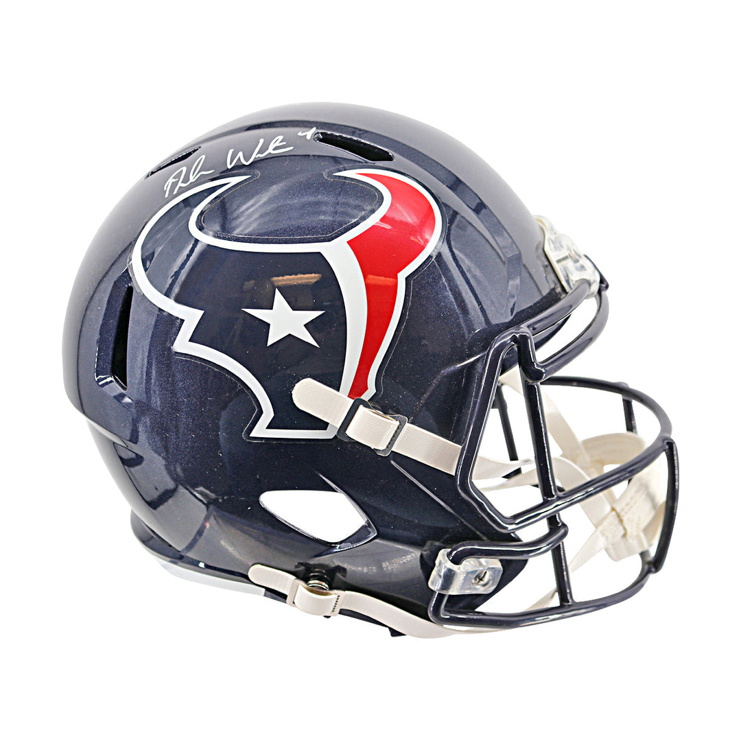 Deshaun Watson Houston Texans Autographed Speed Replica Helmet JSA Holo Only