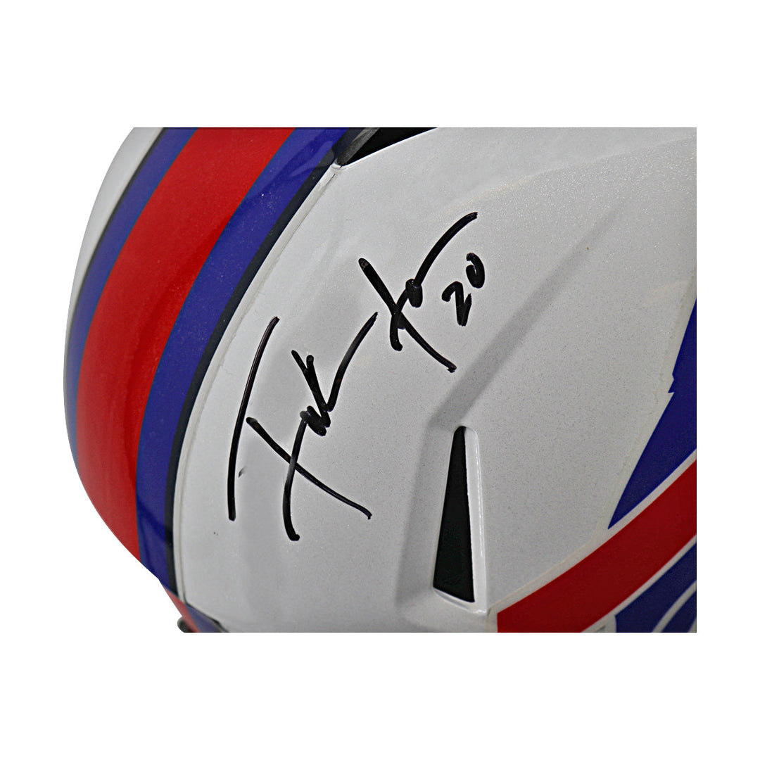 Frank Gore Buffalo Bills Autographed Speed Replica Helmet Beckett Holo Only