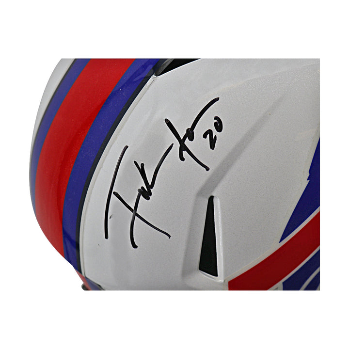 Frank Gore Buffalo Bills Autographed Speed Replica Helmet Beckett Holo Only